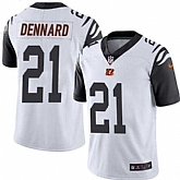 Nike Men & Women & Youth Bengals 21 Darqueze Dennard White Color Rush Limited Jersey,baseball caps,new era cap wholesale,wholesale hats